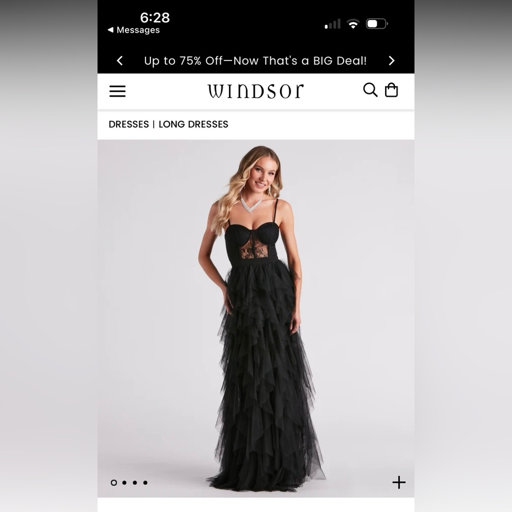 Windsor Black Formal Dress